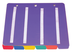 Large Tabbed Insert Pages Set of 6